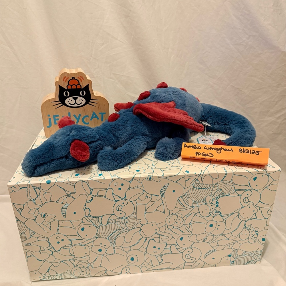 *** SOLD *** NWT Jellycat Large Dexter Dragon